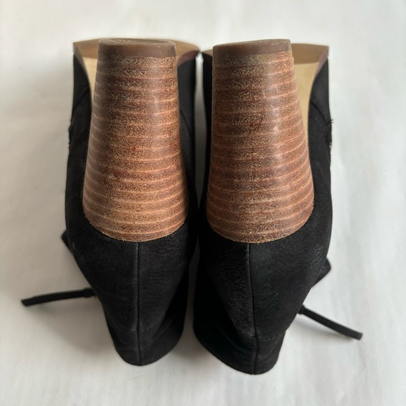 Cole Haan Grand OS Davenport Nubuck Zip Leather Ankle Boots Black Size 7B - Picture 15 of 17